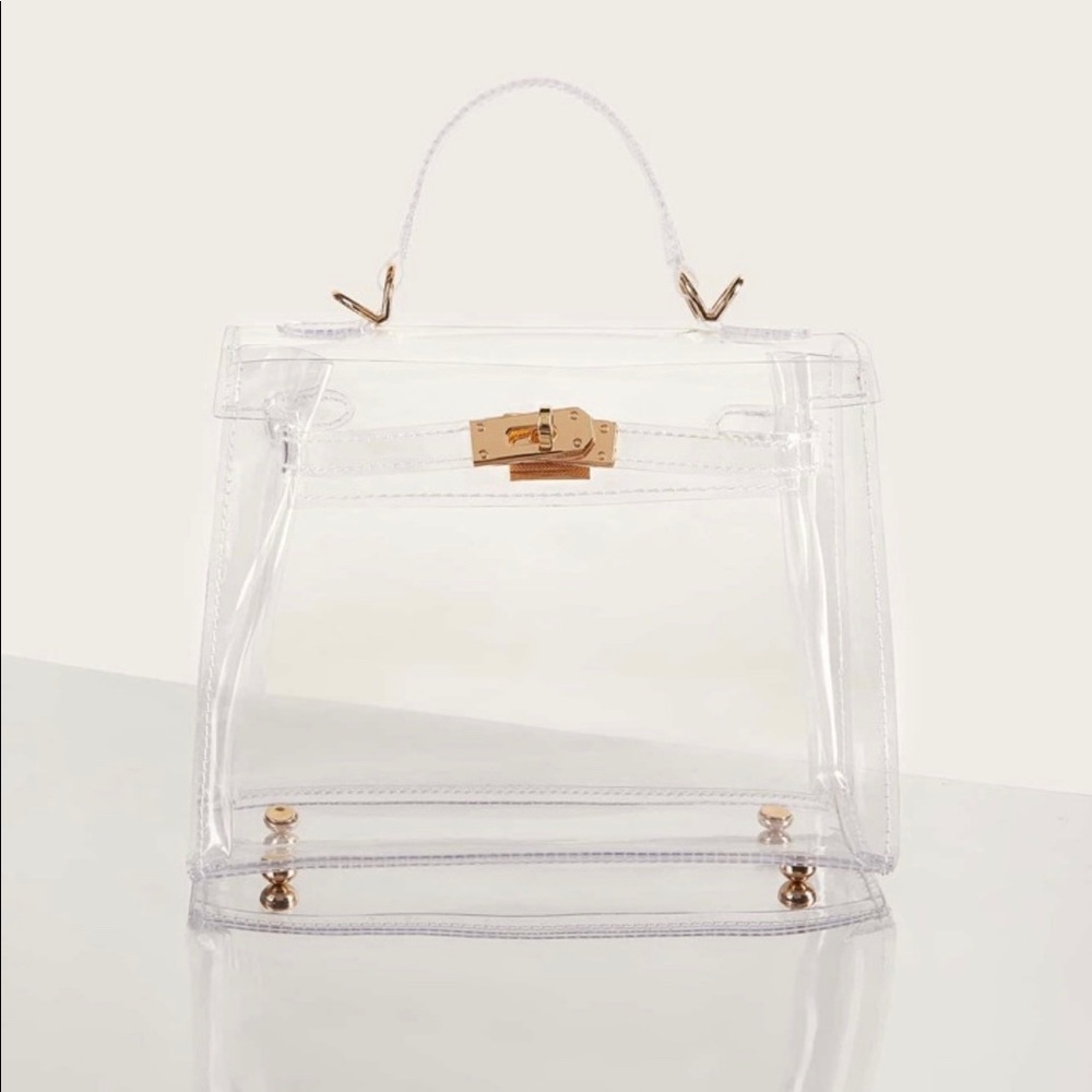 Boho Clear Satchel Bag - Picture 2 of 5